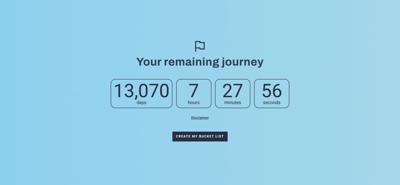 Life Remaining Homepage